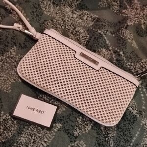 Nine West Black and White Wristlet Brand New Without Tags Never Been Used Purse